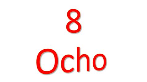 Ocho Ocho Ocho .